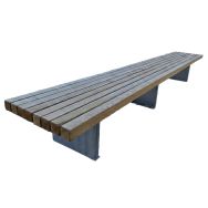 Table mixte bois métal acier thermolaqué - Boisdexter