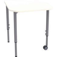 Table mobile Géométra  mélaminée T3 à 7 Blanc
