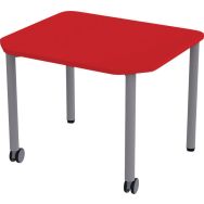 Table mobile Géométra rectangulaire 70x60 cm - Manutan Expert