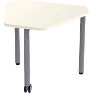 Table mobile Géométra trapèze 45° 65,5x61 cm - Manutan Expert
