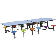 Table mobile Junior rectangulaire T3 12 assises