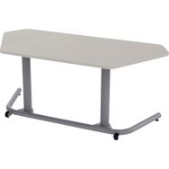 Table mobile Nomade rabattable grand trapèze 60° - Manutan Expert