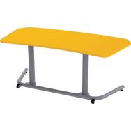 Table mobile Nomade rabattable grand trapèze incurvé - Manutan Expert