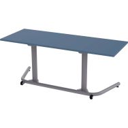 Table mobile Nomade rectangulaire 130x50 cm - Manutan Expert