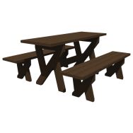 Table pique nique ATRIUM 180 cm plastique recyclé - Espace Urbain
