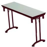 Table pliante Lyra chants surmoulés - Manutan Expert