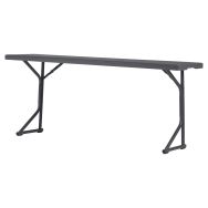 Table pliante M183 - 183 x 46 cm - gris bleuté