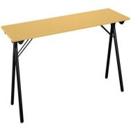 Table pliante Stage 120 x 40 cm Hêtre Piètement Alu