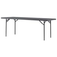 Table pliante XXL 200 - 198 x 91cm - gris bleuté