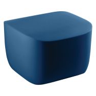 Table pouf Translation - bleu recyclé