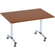 Table rectangulaire plateau mélaminé pivotant Axe - Manutan Expert
