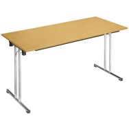 Table rectangulaire pliante Chromeline