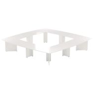 Table réunion Atem 20 personnes pieds panneaux - MBA