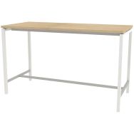 Table réunion haute Creo 180 pied blanc Quadrifoglio