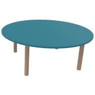 Table ronde Filou Ø 120cm T1 turquoise