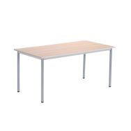 Table scolaire T'Sup plateau mélaminé 160 x 80 cm - T6 - piétement gris