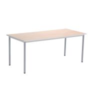 Table scolaire T'Sup plateau mélaminé 180 x 80 cm - T5 - piétement gris