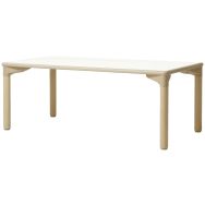 Table scolaire en bois rectangulaire Elder pour enfants-Mirplay School