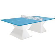 Table tennis de table Résitec+ HD 35 filet antivandalisme plateau bleu lagon