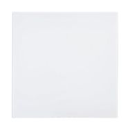 Tableau Verre Bi-silque Blanc, Longueur: 38 cm, Largeur: 38 cm