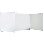 Tableau blanc 5 volets Vanerum, Hauteur : 120 cm, Largeur : 200 cm