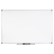 Tableau blanc émaillé 800° magnétique et effaçable à sec.