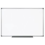 Tableau blanc en métal prélaqué magnétique et effaçable à sec.