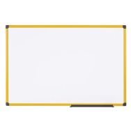 Tableau blanc magnétique Maya industrie jaune 150 x 100 cm