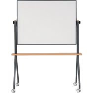 Tableau blanc magnetique mobile pivotant en céramic