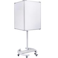 Tableau blanc mobile 3 façades magnétiques A1 6 - Bi-Office