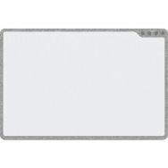 Tableau blanc mobile Playboard - 50 cm - Gris