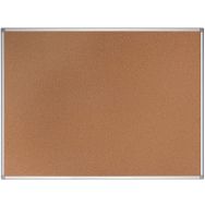 Tableau d'affichage en liège encadrement alu 1800x900