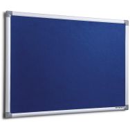 Tableau d´affiche fond feutre en couleur bleu