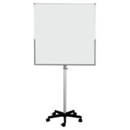 Tableau d'information double face mobile Hxl : 96x96 cms - Blanc/Liège