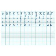 Tableau effaçable à sec 80 x 120 cm alphabet et seyes recto-verso
