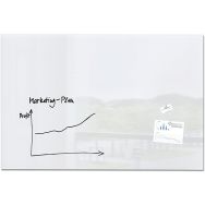 Tableau magnétique en verre XL - 1500x1000x18mm - super blanc - Sigel