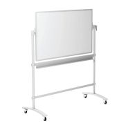 Tableau magnétique, réversible,roulettes et plateau1500x900 blanc-MIRPLAY School