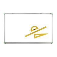 Tableau simple Air+ 1,20 x 2 m - émaillé blanc - cadre alu anodisé