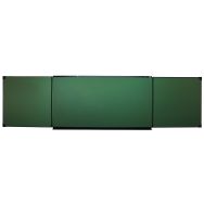Tableau triptyque cadre aluminium noir Ulmann