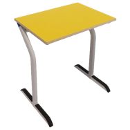 Tables VERSA M 1 élève T6 piètement gris-Vanerum