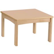 Tables basse Autize 60x60cm piet. naturel/plateau cerisier