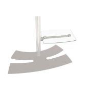 Tablette additionnelle porte périphérique pour pied Lux-Up