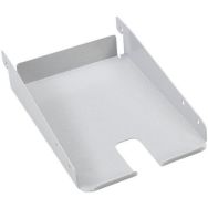 Tablette auxiliaire en acier pour rails porte bacs