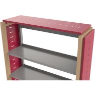 Tablette chapeau d'habillage métal pour rayonnage Ellipse - Manutan Expert