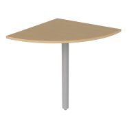 Tablette de consultation Ellipse 90° panneau mélaminé - Manutan Expert