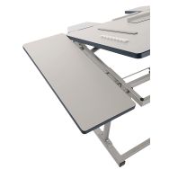 Tablette latérale fixe pour table Déméter - gris 9006