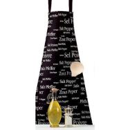 Tablier Sel-Poivre - 80x85 cm - Lot de 3