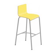 Tabouret 4 pieds hauteur 75 cm stratifié