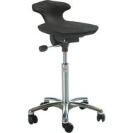 Tabouret Alu50, vérin à gaz-bas, assise Venus