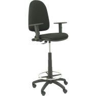 Tabouret Ayna à bras réglable noir